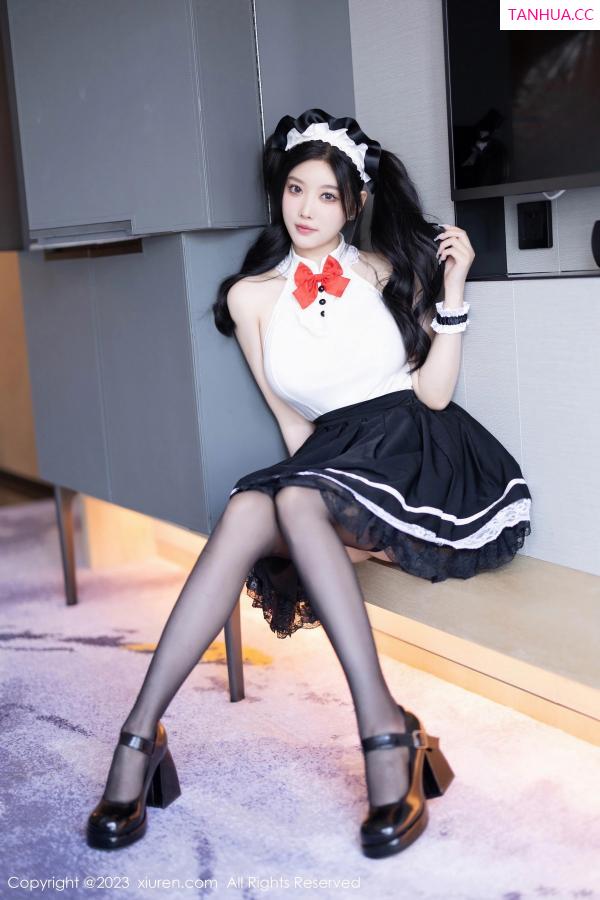 杨晨晨 sugar小甜心CC [XiuRen]高清写真图 2023.10.31 No.7590 杨晨晨Yome 黑丝美臀第6张图片